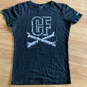 Women’s Reebok CrossFit Shirt Dark Gray Sz Medium